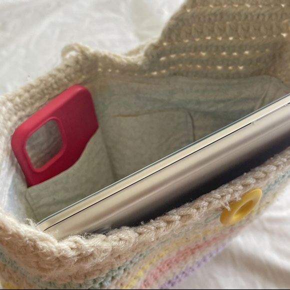 knitted tote bag - Picture 5 of 7